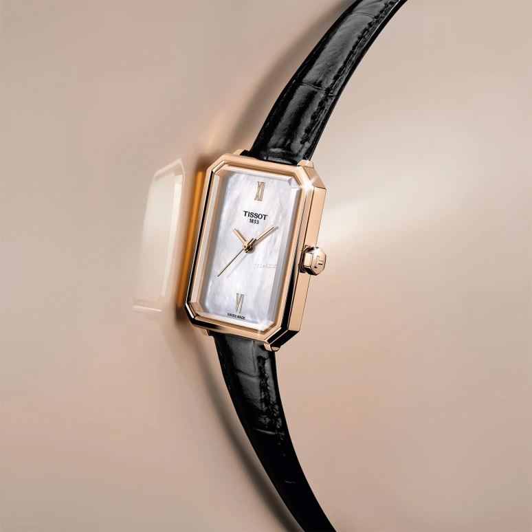 Tissot,Bellissima 30x21.80mm,30x21.80mm,Stainless Steel,White,Quartz,Sapphire,Crystal Glass,Rectangular,T160,T160.110.36.113.00