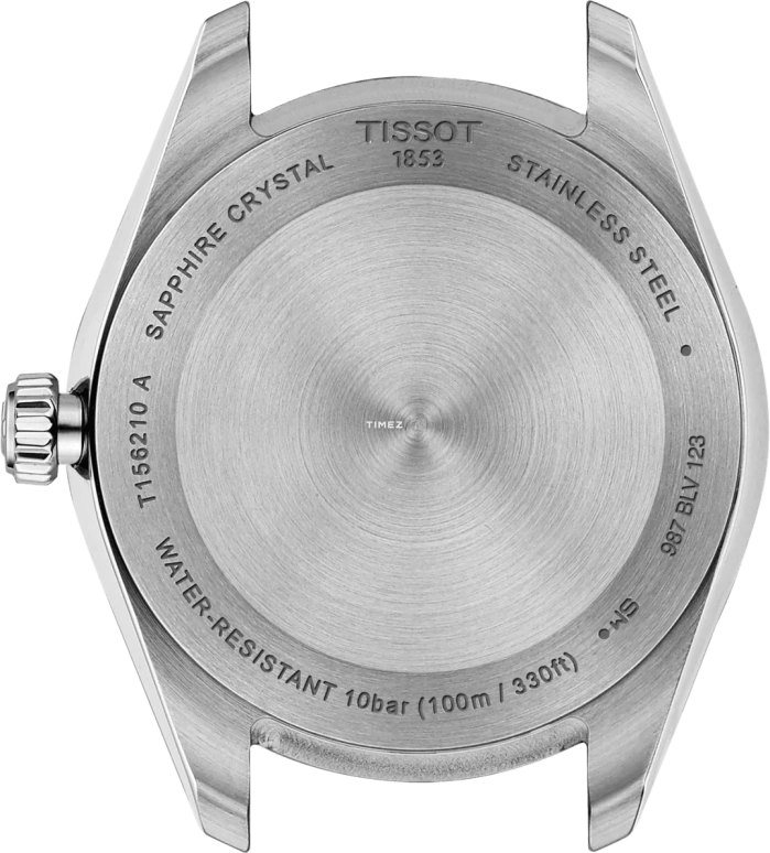 Tissot,Ballade 34mm,34mm,Stainless Steel,Blue,Quartz,Day,Sapphire,Crystal Glass,T156,T156.210.22.041.00