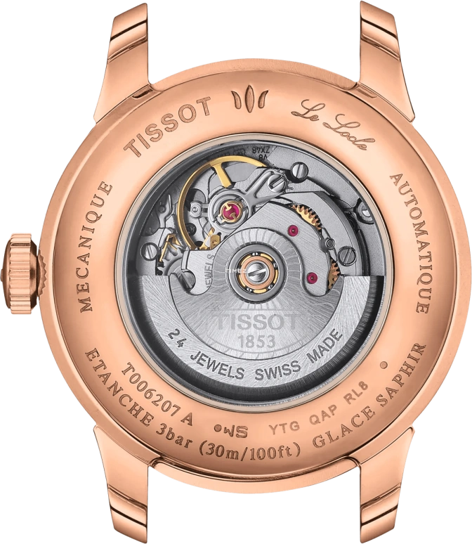 Tissot,Le Locle 29mm,29mm,Stainless Steel,Green,Automatic,Day,Sapphire,Crystal Glass,T006,T006.207.33.096.00