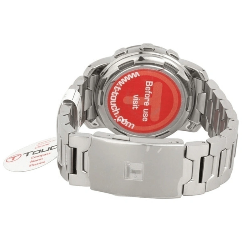 Tissot,Touch 41mm,41mm,Titanium,White,Quartz,Chronograph,Day,Dule Time,World Time,Sapphire,Crystal Glass,Round,T33,T33.7.688.81
