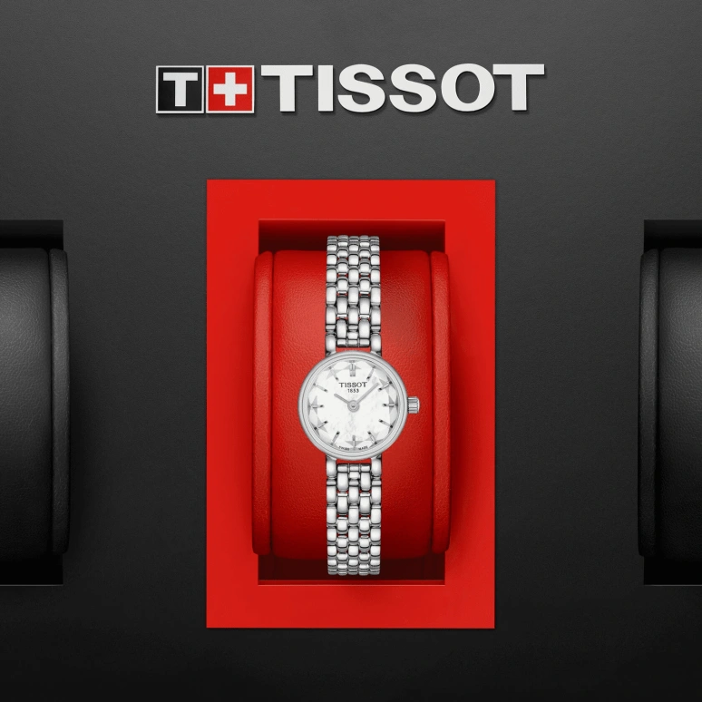 Tissot,Lovely 19.50mm,19.50mm,Stainless Steel,White,Quartz,26280hours,Sapphire,Crystal Glass,T140,T140.009.11.111.00