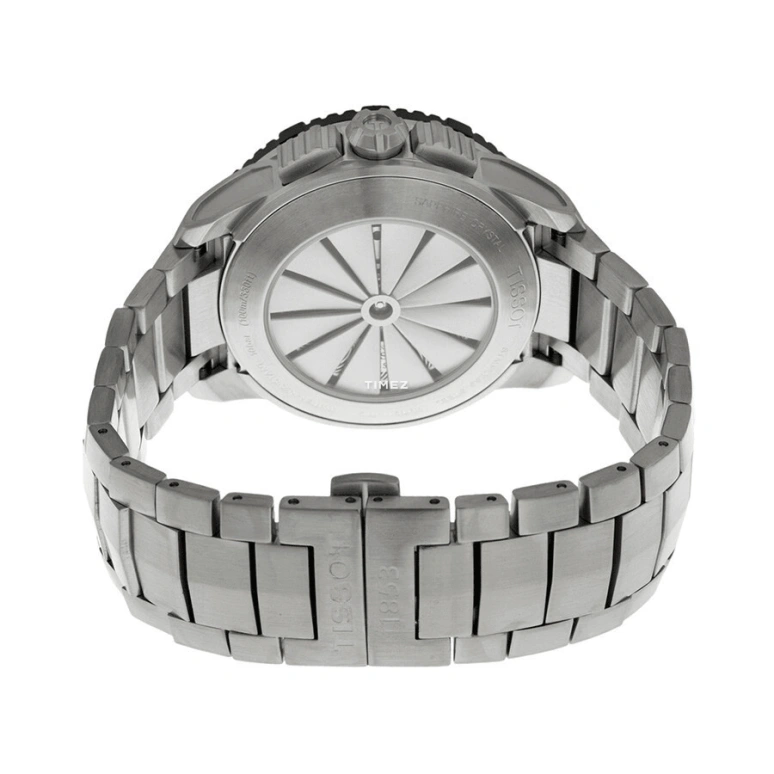 Tissot,T-Sport 44mm,44mm,Stainless Steel,Black,Automatic,Chronograph,Day,T062,T062.427.11.057.00