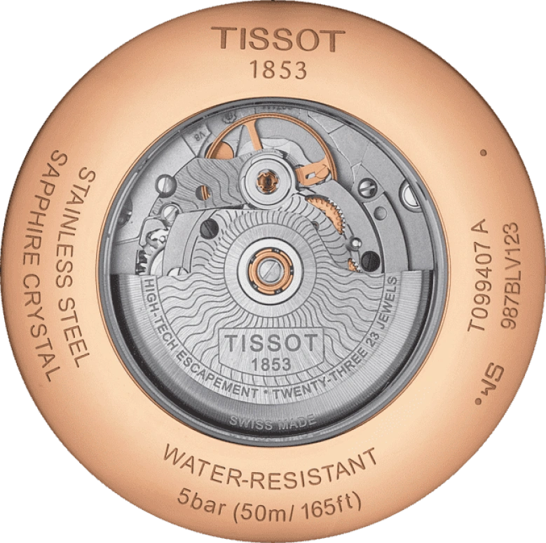Tissot,Chemin Des Tourelles 42mm,42mm,Stainless Steel,Silver,Automatic,Day,80hours,T099,T099.407.36.037.00
