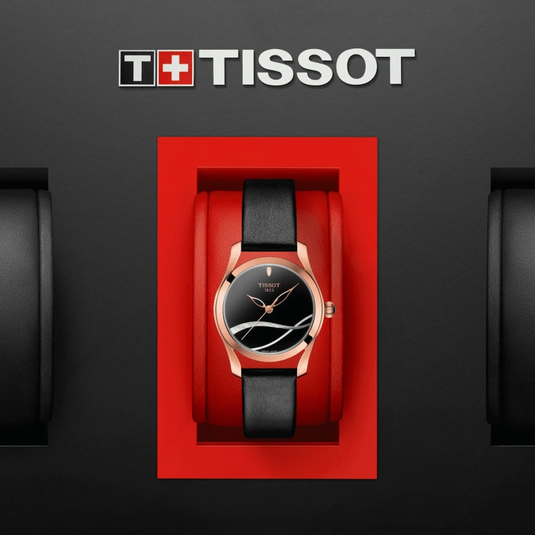 Tissot,T-Lady 30mm,30mm,Stainless Steel,Black,Quartz,26280hours,Sapphire,T112,T112.210.36.051.00
