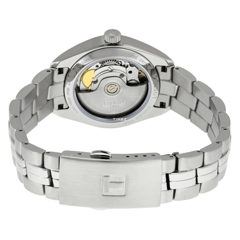 Tissot,PR 100 33mm,33mm,Stainless Steel,Black,Automatic,Day,80hours,T101,T101.208.11.051.00