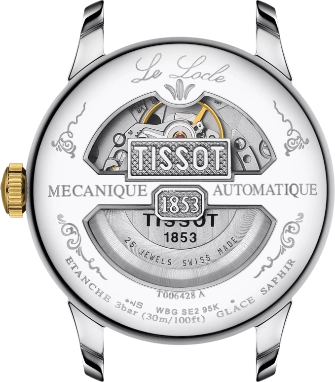 Tissot,T-Classic 39.30mm,39.30mm,Stainless Steel,Silver,Automatic,Day,In-house Caliber,T0064282203200