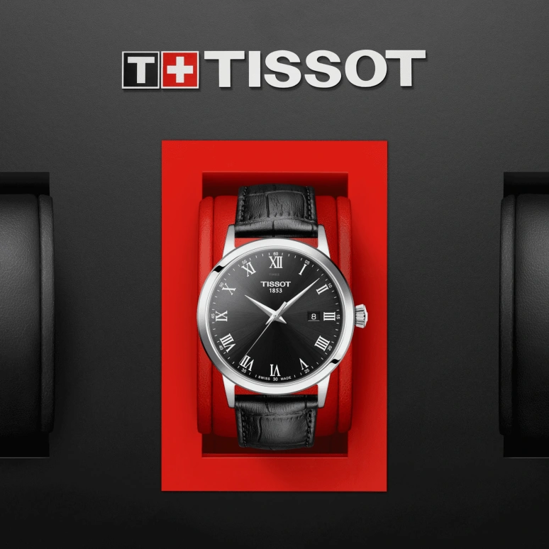 Tissot,Dream 42mm,42mm,Stainless Steel,Black,Quartz,Day,Sapphire,Crystal Glass,T129,T129.410.16.053.00