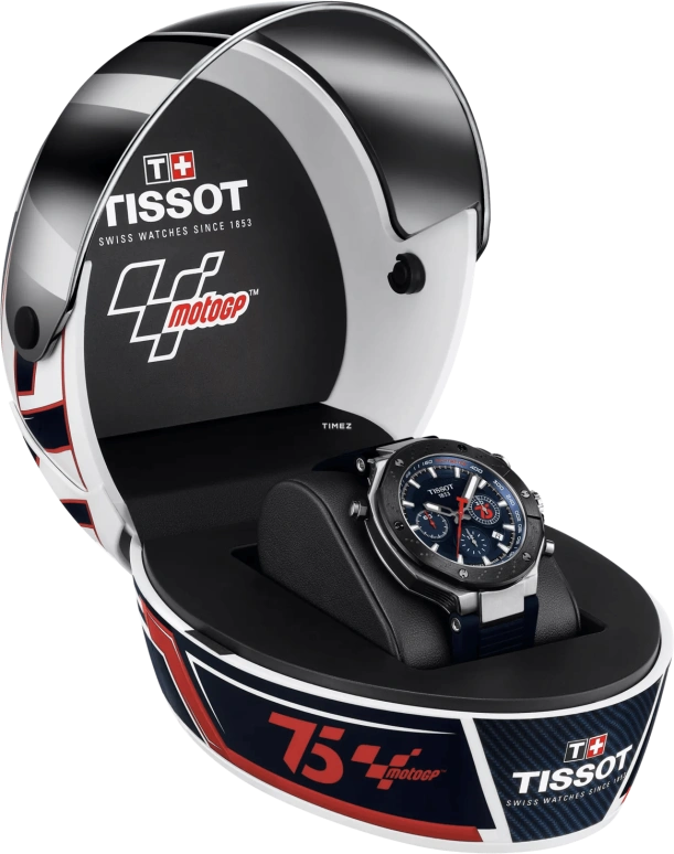 Tissot,T-Race 45mm,45mm,Stainless Steel,Blue,Automatic,Chronograph,Day,T141,T141.427.27.041.00
