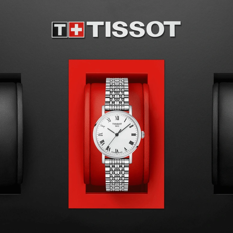 Tissot,Everytime 30mm,30mm,Stainless Steel,Silver,Quartz,Sapphire,Crystal Glass,Round,T109,T109.210.11.033.00