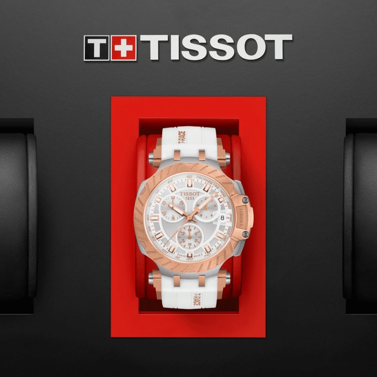 Tissot,T-Race 43mm,43mm,Stainless Steel,Silver,Quartz,Chronograph,Date,Rattrapante,T115,T115.417.27.011.01