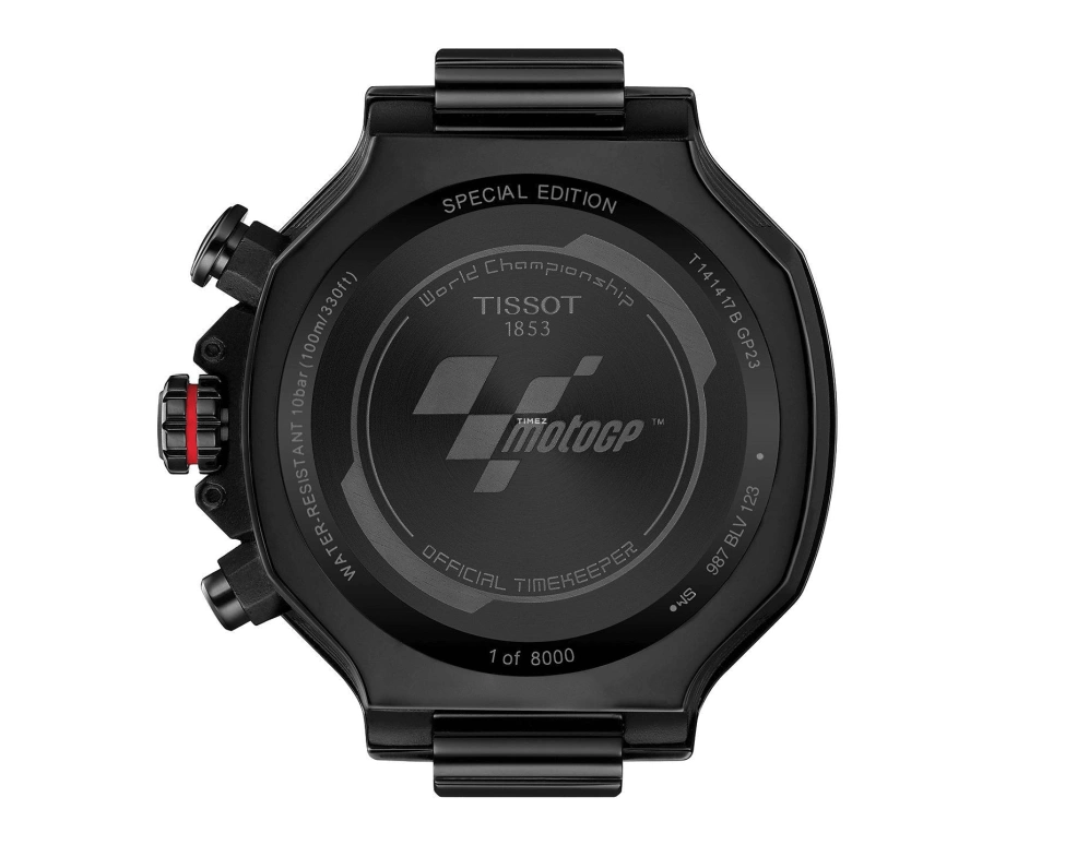 Tissot,T-Race 45mm,45mm,Stainless Steel,Black,Quartz,Chronograph,Day,T141,T141.417.37.057.01