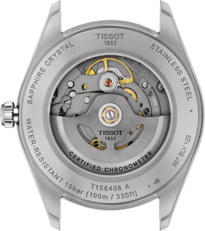 Tissot,Ballade 39mm,39mm,Stainless Steel,Blue,Automatic,Day,Sapphire,Crystal Glass,T156,T156.408.11.043.00