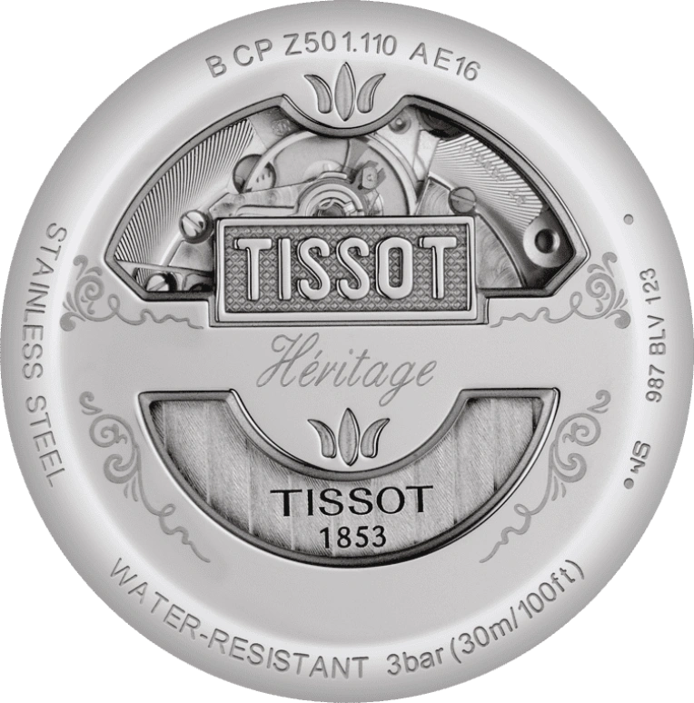 Tissot,Heritage 39.50mm,39.50mm,Stainless Steel,Silver,Automatic,Chronograph,Day,T66,T66.1.712.33