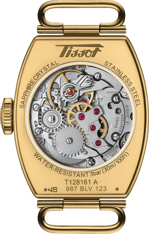 Tissot,Heritage 30.10mm,30.10mm,Stainless Steel,Champagne,Handwound,48hours,Sapphire,T128,T128.161.36.262.00