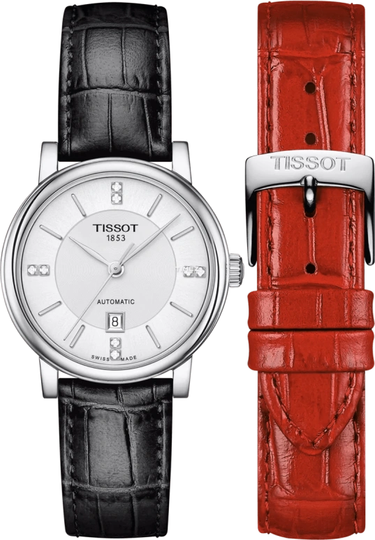 Tissot,Carson 30mm,30mm,Stainless Steel,Silver,Automatic,Day,38hours,T122,T122.207.16.036.01