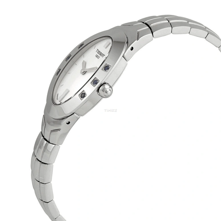 Tissot,T-Trend 21.50x30mm,21.50x30mm,Stainless Steel,White,Quartz,Sapphire,Crystal Glass,Tonneau,T47,T47.1.585.31