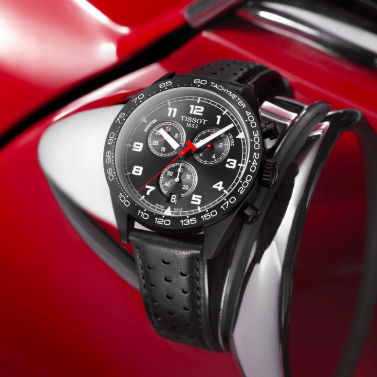 Tissot,PRS 516 45mm,45mm,Stainless Steel,Silver,Quartz,Chronograph,Day,T131,T131.617.36.052.00