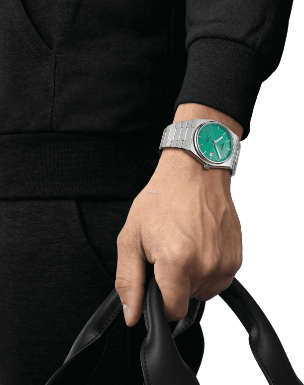 Tissot,PRX 40mm,40mm,Stainless Steel,Green,Automatic,Day,80hours,T137,T137.407.11.091.01