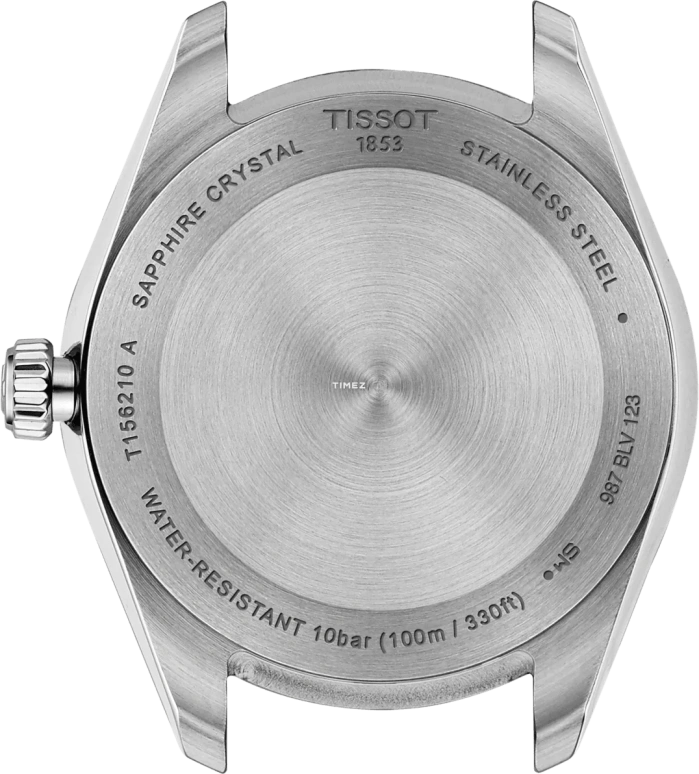 Tissot,Ballade 34mm,34mm,Stainless Steel,Silver,Quartz,Day,Sapphire,Crystal Glass,T156,T156.210.22.031.00