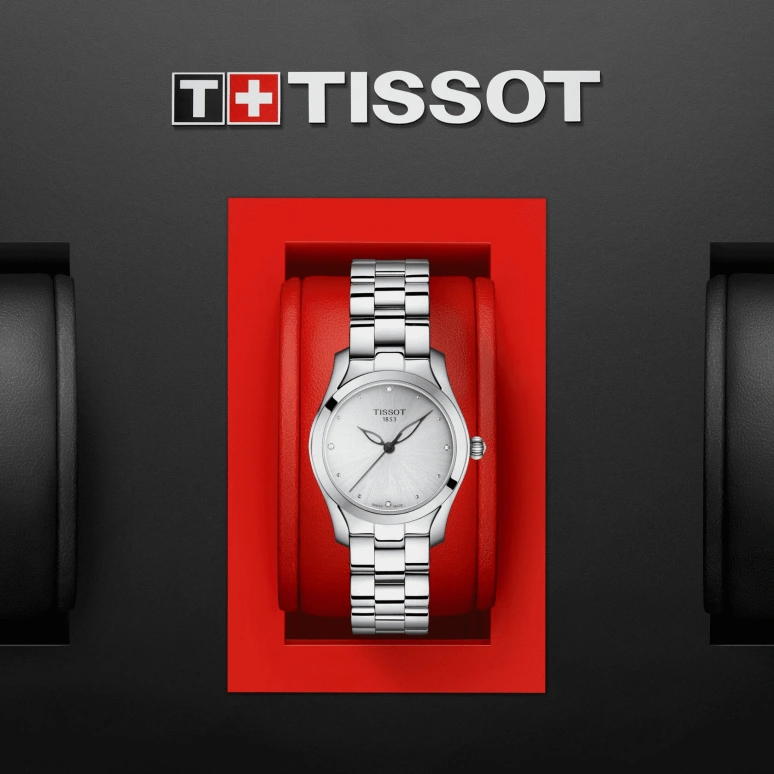 Tissot,T-Lady 30mm,30mm,Stainless Steel,Silver,Quartz,26280hours,Sapphire,T112,T112.210.11.036.00