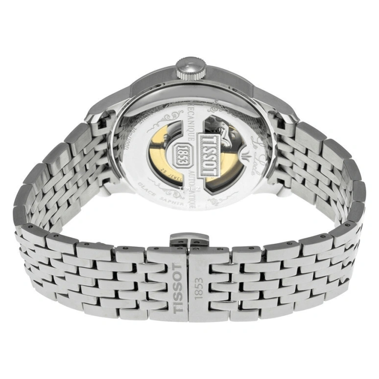 Tissot,Le Locle 39.30mm,39.30mm,Stainless Steel,Black,Automatic,Day,42hours,T41,T41.1.483.52