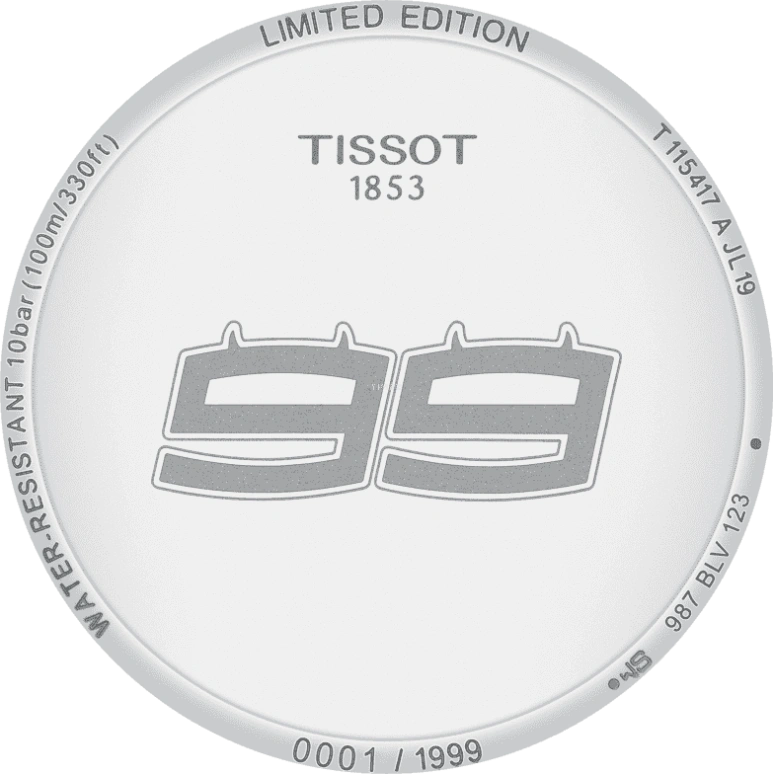 Tissot,T-Race 43mm,43mm,Stainless Steel,Black,Quartz,Chronograph,Day,T115,T115.417.27.057.00