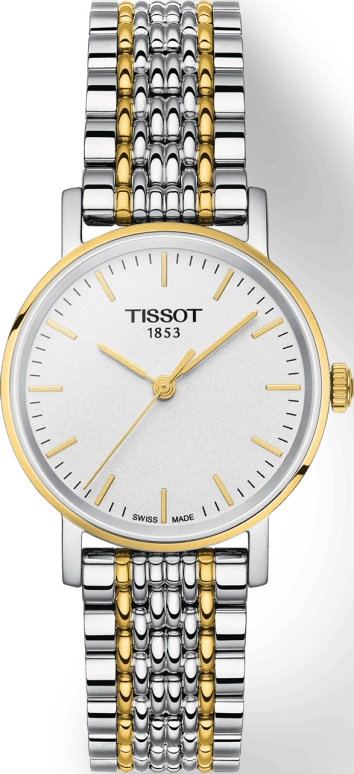 Tissot,Everytime 30mm,30mm,Stainless Steel,Silver,Quartz,Day,Sapphire,T109,T109.210.22.031.00