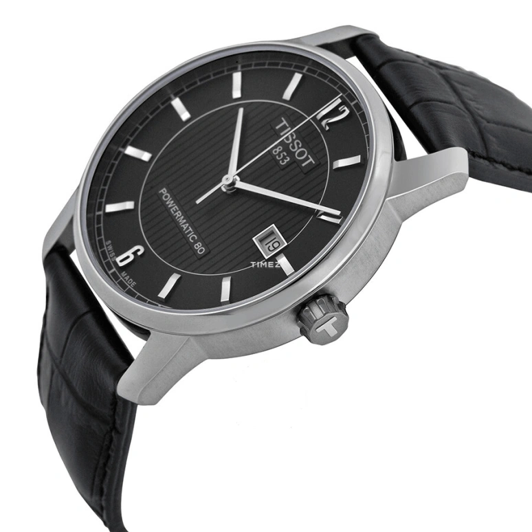 Tissot,T-Classic 40mm,40mm,Titanium,Black,Automatic,Day,Sapphire,Crystal Glass,T087,T087.407.46.057.00