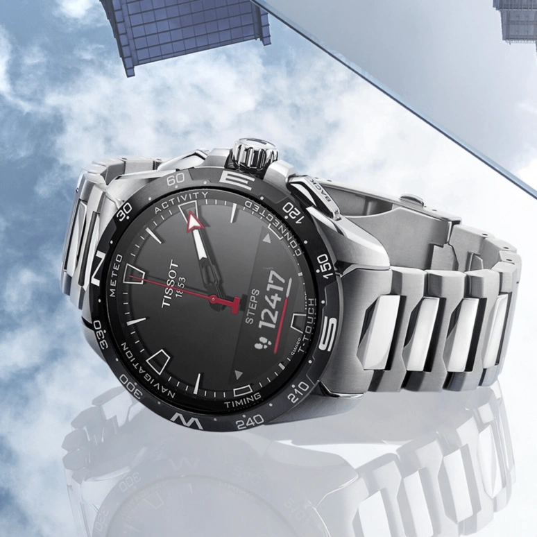 Tissot,Touch 47mm,47mm,Titanium Gold,Black,Sapphire,T121,T121.420.44.051.00