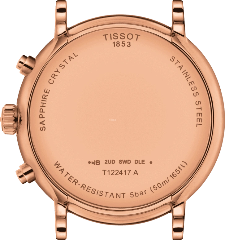 Tissot,Carson 41mm,41mm,Stainless Steel,Silver,Quartz,Chronograph,Date,Rattrapante,T122,T122.417.36.033.00