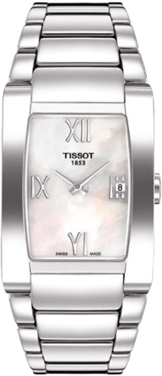 Tissot,T-Trend 24.50mm,24.50mm,Stainless Steel,Silver White,Quartz,Day,26280hours,T007,T007.309.11.113.00