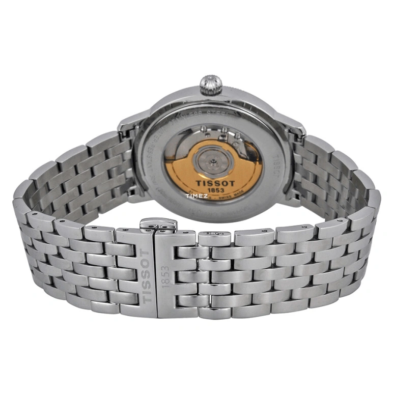 Tissot,Bridgeport 40mm,40mm,Stainless Steel,Silver,White,Automatic,Day,42hours,T045,T045.407.11.033.00