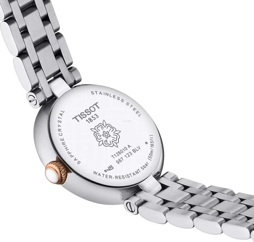 Tissot,Bellissima 26mm,26mm,Stainless Steel,White,Quartz,Day,26280hours,T1260102201301