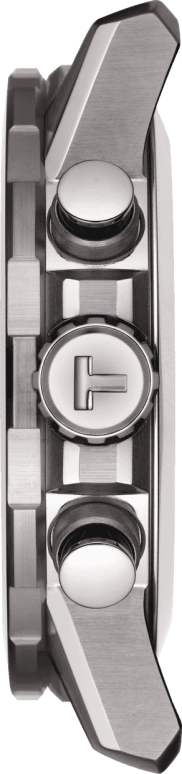 Tissot,Supersport 45.50mm,45.50mm,Aluminium,Stainless Steel,Black,Quartz,Chronograph,Date,Rattrapante,T125,T125.617.16.051.00