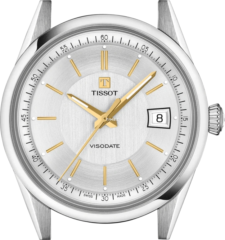 Tissot,Visodate 39mm,39mm,Stainless Steel,Silver,Automatic,Day,In-house Caliber,T157,T157.407.16.031.00