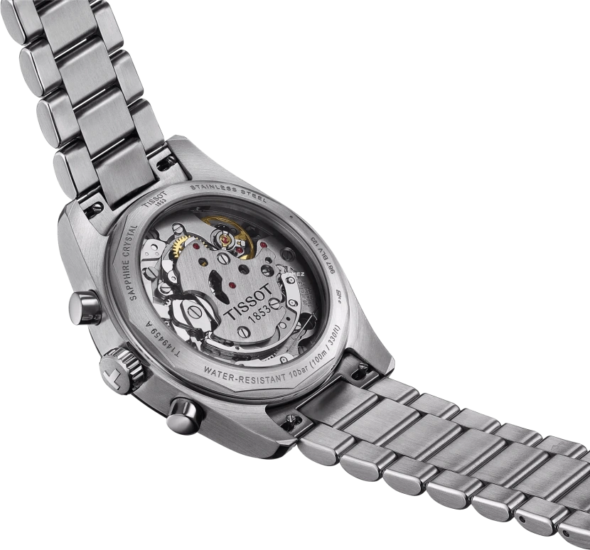 Tissot,PRS 516 41mm,41mm,Stainless Steel,Black,Automatic,Chronograph,42hours,T149,T149.459.21.051.00