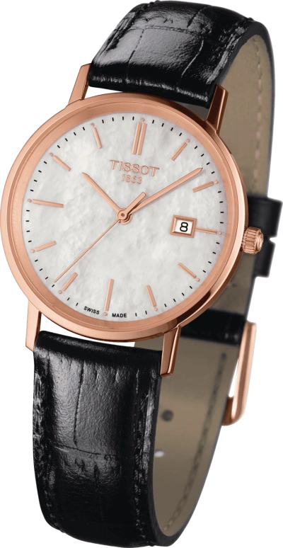 Tissot,T-Gold 29mm,29mm,Rose Gold,White,Sapphire,Crystal Glass,T922,T922.210.76.111.00
