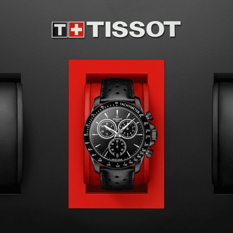Tissot,T-Sport 42.50mm,42.50mm,Stainless Steel,Black,Quartz,Chronograph,Day,T106,T106.417.36.051.00