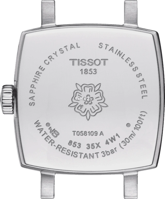 Tissot,Lovely 20mm,20mm,Stainless Steel,Silver,White,Quartz,26280hours,Sapphire,Crystal Glass,T058,T058.109.11.036.01