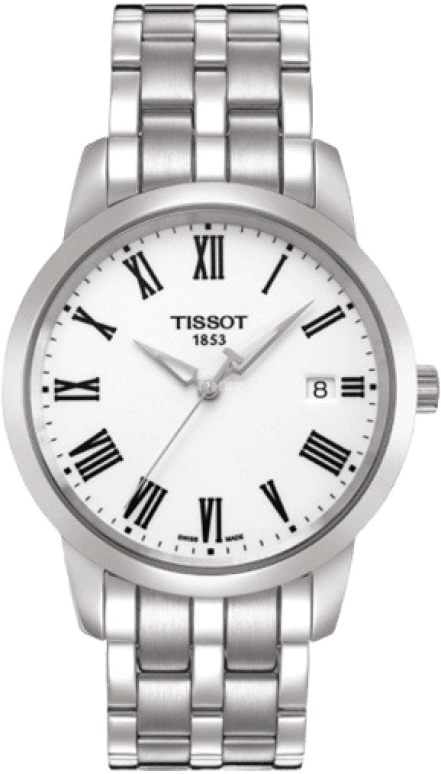 Tissot,Dream 38mm,38mm,Stainless Steel,White,Quartz,Date,26280hours,T033,T033.410.11.013.01