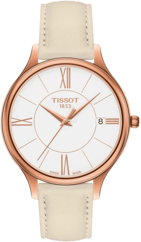 Tissot,T-Lady 38mm,38mm,Stainless Steel,White,Quartz,Day,26280hours,T1032103601800