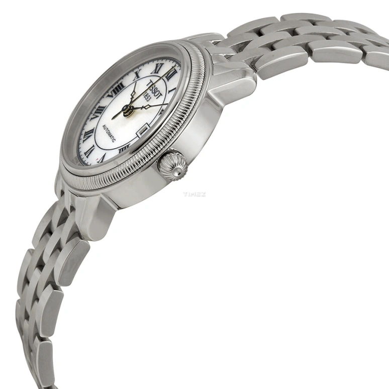 Tissot,Bridgeport 28mm,28mm,Stainless Steel,Silver White,Automatic,Day,38hours,T045,T045.207.11.113.00