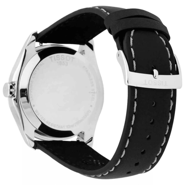 Tissot,Couturier 39mm,39mm,Stainless Steel,Black,Quartz,In-house Caliber,Sapphire,Crystal Glass,T035,T035.446.16.051.02