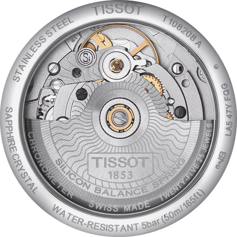 Tissot,Ballade 32mm,32mm,Stainless Steel,White,Automatic,Date,80hours,T108,T108.208.22.117.00