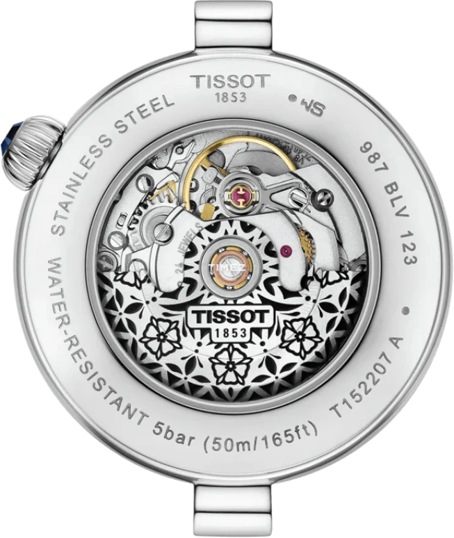 Tissot,Bellissima 28mm,28mm,Stainless Steel,White,Automatic,Day,Sapphire,Crystal Glass,T152,T152.207.11.116.00