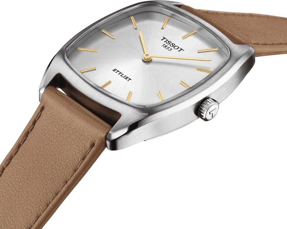 Tissot,Stylist 32mm,32mm,Stainless Steel,Silver,Quartz,In-house Caliber,Sapphire,Glass,T159,T159.909.16.031.00