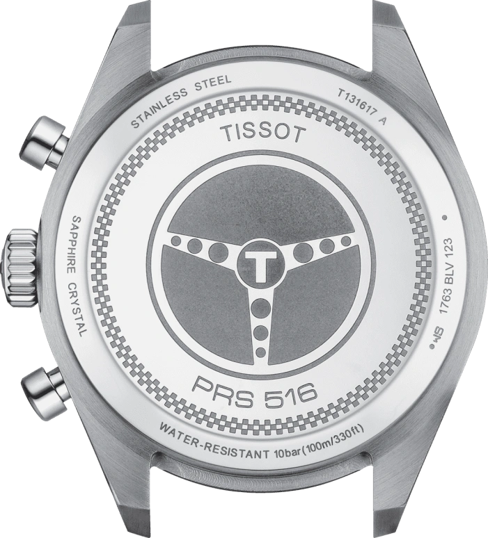 Tissot,PRS 516 45mm,45mm,Stainless Steel,Blue,Quartz,Chronograph,Day,T131,T131.617.11.042.00