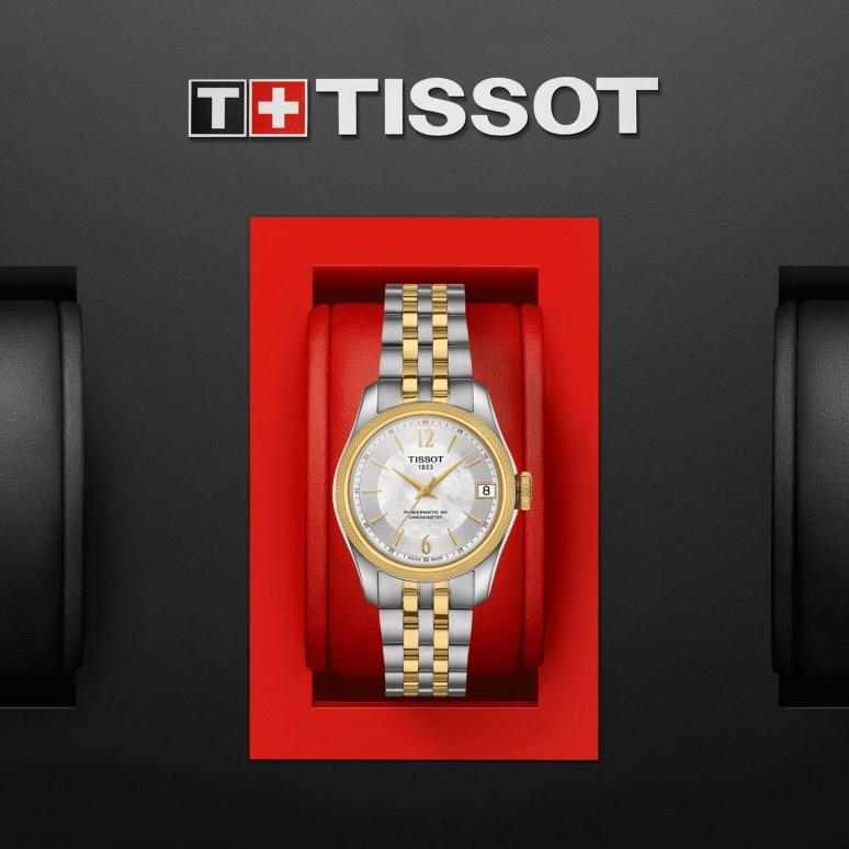 Tissot,Ballade 32mm,32mm,Stainless Steel,White,Automatic,Date,80hours,T108,T108.208.22.117.00