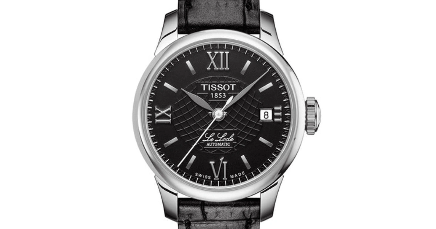Tissot,T-Classic 25.30mm,25.30mm,Stainless Steel,Black,Automatic,Day,38hours,T41112357