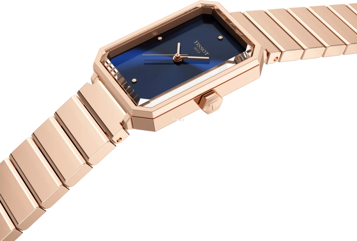 Tissot,SRV 30x21.80mm,30x21.80mm,Stainless Steel,Blue,Quartz,Sapphire,Crystal Glass,Rectangular,T160,T160.110.33.046.00